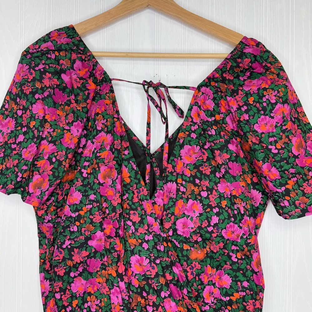 eesome floral pink body suit NWT size L - Picture 8 of 11